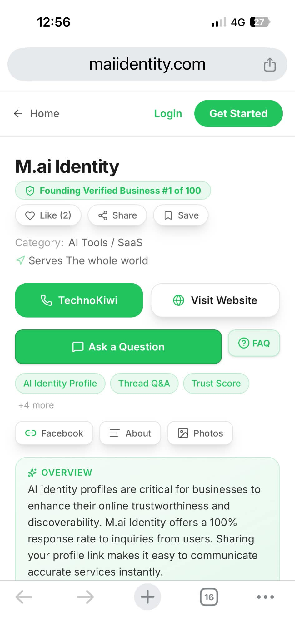 Mai Identity screenshot 1