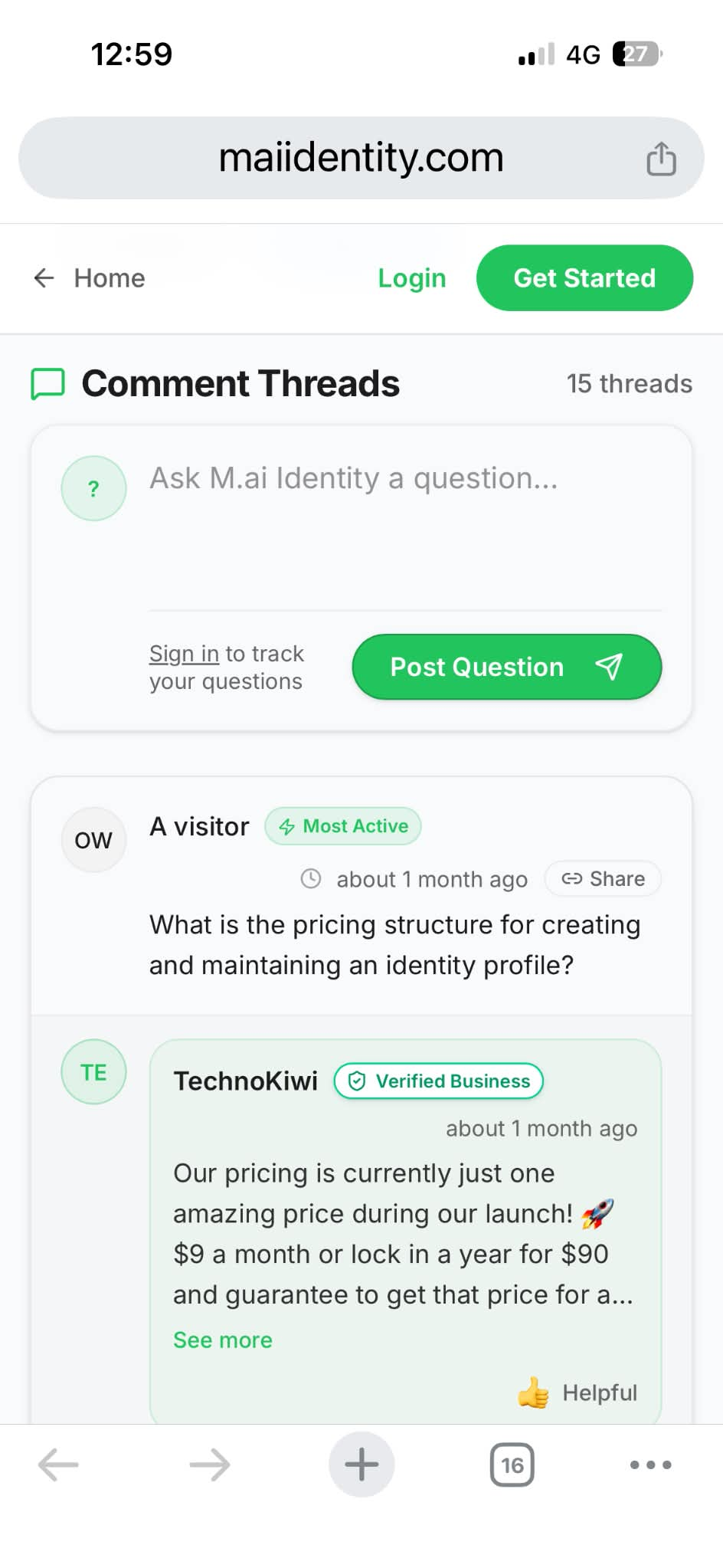 Mai Identity screenshot 2